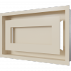 Kratka kominkowa WIND kremowa 22x37